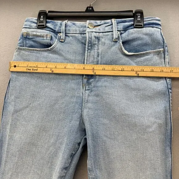 Good American Jeans Women's 8/29 Light Blue Skinny Stretch High Rise Preppy - Picture 9 of 12